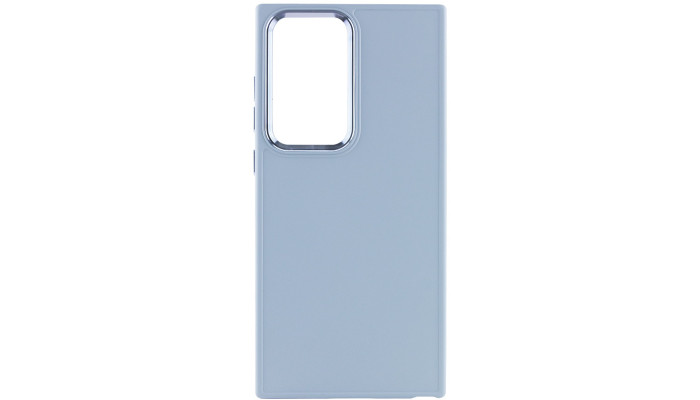 TPU чохол Bonbon Metal Style для Samsung Galaxy S24 Ultra Блакитний / Mist blue - фото