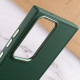 TPU чохол Bonbon Metal Style для Samsung Galaxy S24 Ultra Зелений / Army green - фото