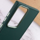 TPU чохол Bonbon Metal Style для Samsung Galaxy S24 Ultra Зелений / Pine green - фото