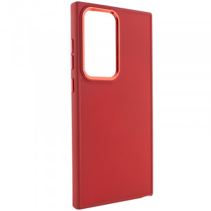 TPU чохол Bonbon Metal Style для Samsung Galaxy S24 Ultra Червоний / Red