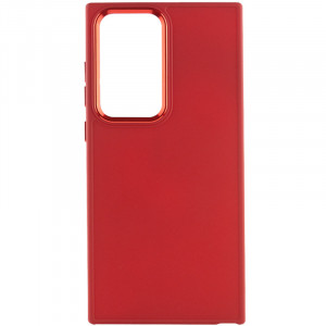 TPU чехол Bonbon Metal Style для Samsung Galaxy S24 Ultra Красный / Red