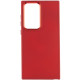 TPU чехол Bonbon Metal Style для Samsung Galaxy S24 Ultra Красный / Red - фото