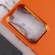 TPU чохол Bonbon Metal Style для Samsung Galaxy S24 Ultra Помаранчевий / Papaya - фото