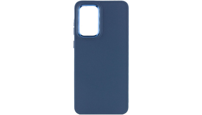 TPU чехол Bonbon Metal Style для Samsung Galaxy S24 Ultra Синий / Cosmos blue - фото