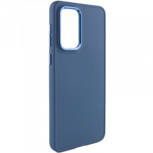 TPU чехол Bonbon Metal Style для Samsung Galaxy S24 Ultra Синий / Cosmos blue