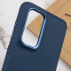 TPU чохол Bonbon Metal Style для Samsung Galaxy S24 Ultra Синій / Cosmos blue - фото
