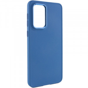 TPU чехол Bonbon Metal Style для Samsung Galaxy S24 Ultra Синий / Denim Blue