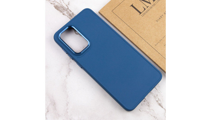 TPU чехол Bonbon Metal Style для Samsung Galaxy S24 Ultra Синий / Denim Blue - фото