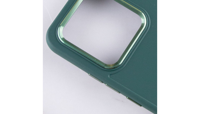 TPU чехол Bonbon Metal Style для Xiaomi Redmi 13C / Poco C65 Зеленый / Pine green - фото
