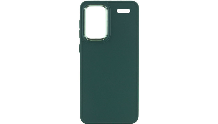 TPU чехол Bonbon Metal Style для Xiaomi Redmi Note 13 Pro+ Зеленый / Army green - фото