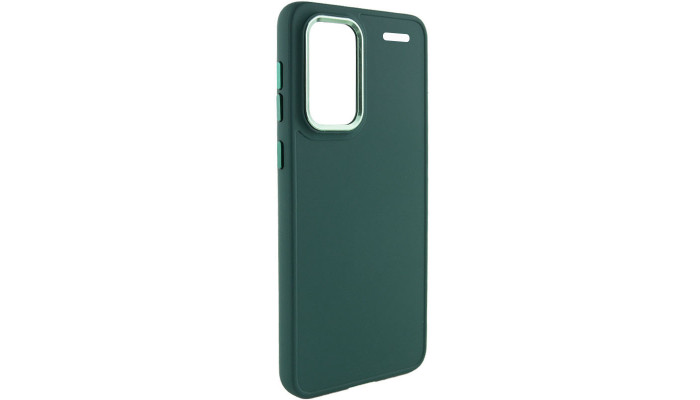 TPU чехол Bonbon Metal Style для Xiaomi Redmi Note 13 Pro+ Зеленый / Army green - фото