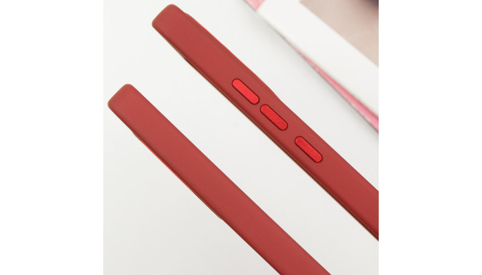 TPU чехол Bonbon Metal Style для Xiaomi Redmi Note 13 4G Красный / Red - фото