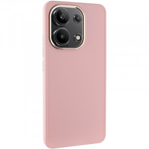 TPU чехол Bonbon Metal Style для Xiaomi Redmi Note 13 4G Розовый / Light pink