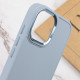 TPU чохол Bonbon Metal Style для Xiaomi Redmi Note 13 Pro 4G / Poco M6 Pro 4G Блакитний / Mist blue - фото