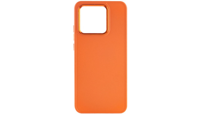 TPU чехол Bonbon Metal Style для Xiaomi Redmi Note 13 Pro 4G / Poco M6 Pro 4G Оранжевый / Papaya - фото