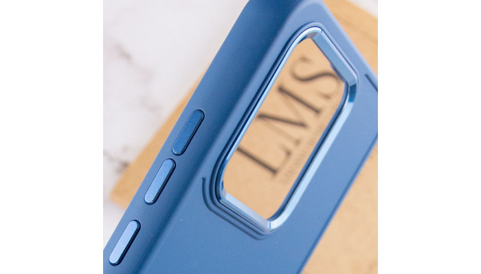 TPU чехол Bonbon Metal Style для Xiaomi Redmi Note 13 Pro 4G / Poco M6 Pro 4G Синий / Denim Blue - фото