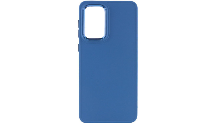 TPU чехол Bonbon Metal Style для Samsung Galaxy A35 Синий / Denim Blue - фото