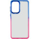 Чехол TPU+PC Fresh sip series для Samsung Galaxy A33 5G Розовый / Синий - фото