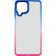 Чехол TPU+PC Fresh sip series для Samsung Galaxy M53 5G Розовый / Синий - фото