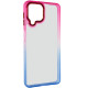 Чехол TPU+PC Fresh sip series для Samsung Galaxy M53 5G Синий / Розовый - фото