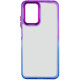 Чехол TPU+PC Fresh sip series для Xiaomi Redmi Note 12 4G Синий / Фиолетовый - фото
