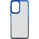 Чехол TPU+PC Fresh sip series для Samsung Galaxy A35 Черный / Синий - фото