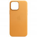 Шкіряний чохол Leather Case (AA) with MagSafe для Apple iPhone 14 Pro (6.1") Poppy