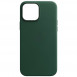 Кожаный чехол Leather Case (AA) with MagSafe для Apple iPhone 14 Pro Max (6.7") Military green