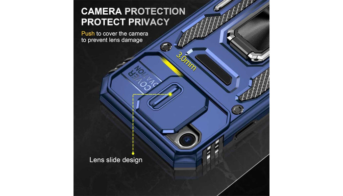 Ударопрочный чехол Camshield Army Ring для Apple iPhone 7 / 8 / SE (2020) (4.7