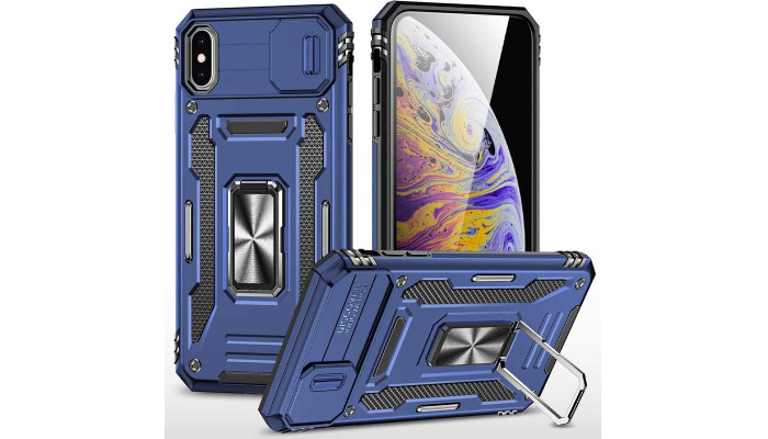 Ударопрочный чехол Camshield Army Ring для Apple iPhone X / XS (5.8