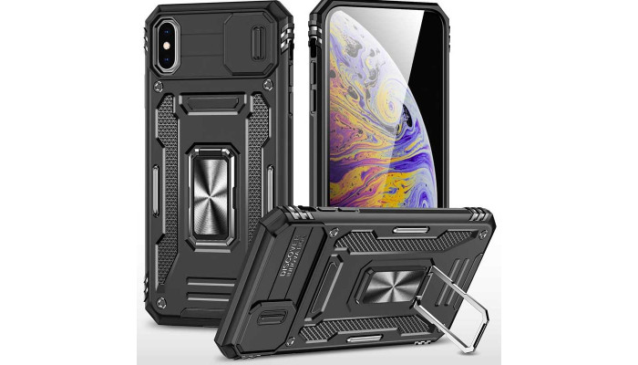 Ударопрочный чехол Camshield Army Ring для Apple iPhone X / XS (5.8