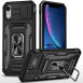 Ударопрочный чехол Camshield Army Ring для Apple iPhone XR (6.1") Черный / Black