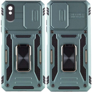 Ударостійкий чохол Camshield Army Ring для Xiaomi Redmi 9A Зелений / Light Green