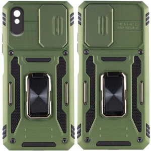 Ударостійкий чохол Camshield Army Ring для Xiaomi Redmi 9A Оливковий / Army Green