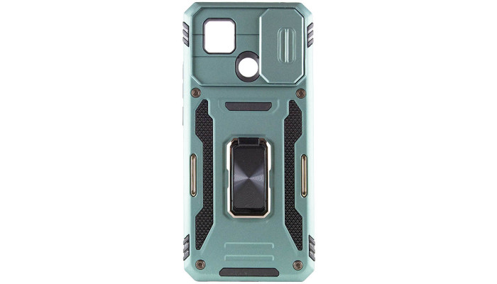 Ударостійкий чохол Camshield Army Ring для Xiaomi Redmi 9C / 10A Зелений / Light Green - фото