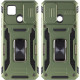 Ударопрочный чехол Camshield Army Ring для Xiaomi Redmi 9C / 10A Оливковый / Army Green - фото