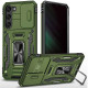 Ударопрочный чехол Camshield Army Ring для Samsung Galaxy S20 FE Оливковый / Army Green - фото