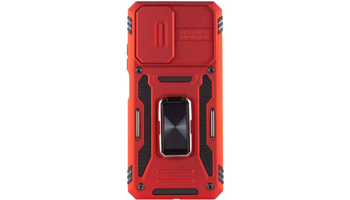 Ударостійкий чохол Camshield Army Ring для Xiaomi Redmi 10 Червоний / Red - фото