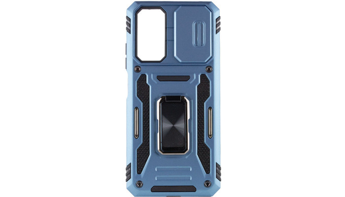 Ударопрочный чехол Camshield Army Ring для Xiaomi Redmi Note 11 Pro 4G/5G / 11E Pro / 12 Pro 4G Голубой / Light Blue - фото