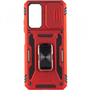 Ударопрочный чехол Camshield Army Ring для Xiaomi Redmi Note 11 Pro 4G/5G / 11E Pro / 12 Pro 4G Красный / Red