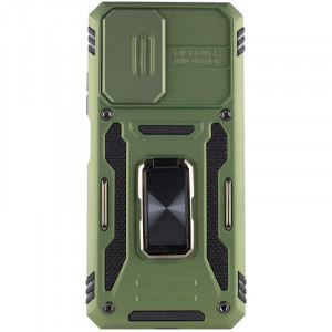 Ударостійкий чохол Camshield Army Ring для Xiaomi Redmi Note 11 Pro 4G/5G / 11E Pro / 12 Pro 4G Оливковий / Army Green