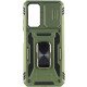 Ударопрочный чехол Camshield Army Ring для Xiaomi Redmi Note 11 Pro 4G/5G / 11E Pro / 12 Pro 4G Оливковый / Army Green - фото