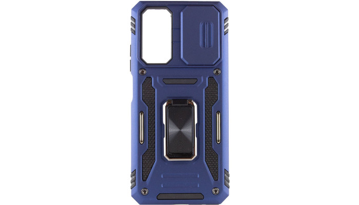 Ударопрочный чехол Camshield Army Ring для Xiaomi Redmi Note 11 Pro 4G/5G / 11E Pro / 12 Pro 4G Синий / Navy - фото