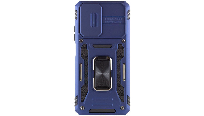 Ударопрочный чехол Camshield Army Ring для Xiaomi Redmi Note 11 Pro 4G/5G / 11E Pro / 12 Pro 4G Синий / Navy - фото