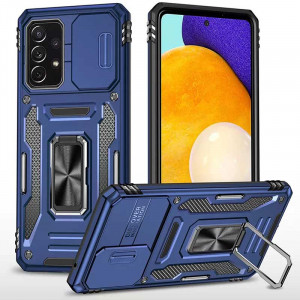 Ударостійкий чохол Camshield Army Ring для Samsung Galaxy A13 4G / A04s Синій / Navy