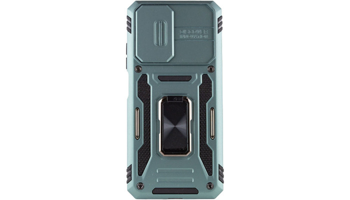 Ударопрочный чехол Camshield Army Ring для Xiaomi Redmi Note 11 (Global) / Note 11S Зеленый / Light Green - фото