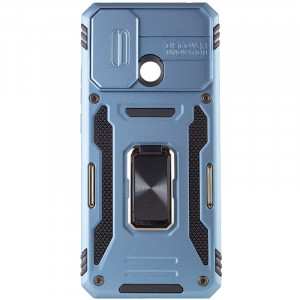 Ударопрочный чехол Camshield Army Ring для Xiaomi Redmi 10C Голубой / Light Blue