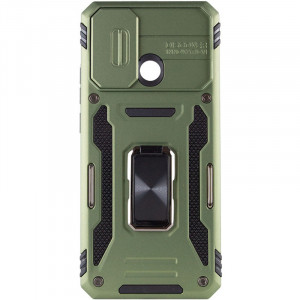 Ударопрочный чехол Camshield Army Ring для Xiaomi Redmi 10C Оливковый / Army Green