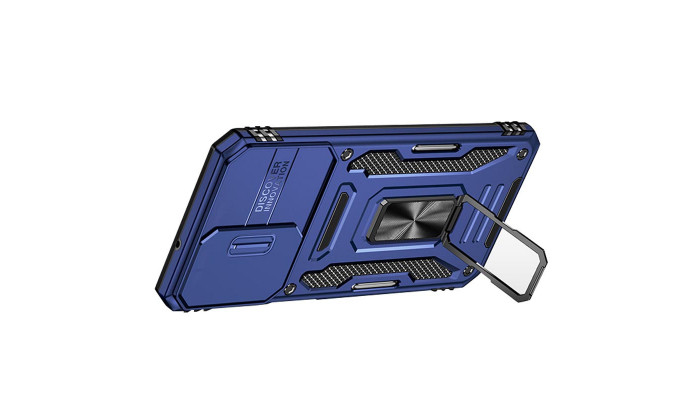 Ударопрочный чехол Camshield Army Ring для Samsung Galaxy A23 4G Синий / Navy - фото