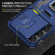 Ударостійкий чохол Camshield Army Ring для Samsung Galaxy S23+ Синій / Navy - фото